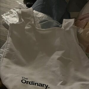 The Ordinary White Cotton Tote